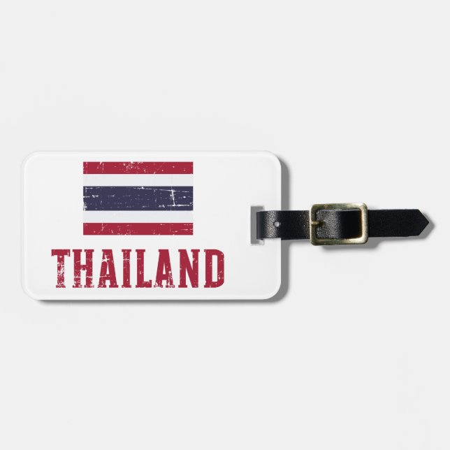 Thailand flag luggage tag (Front Horizontal)