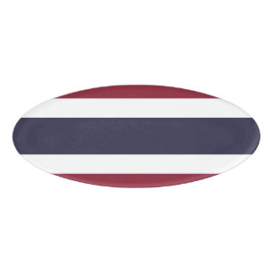 Thailand flag name tag