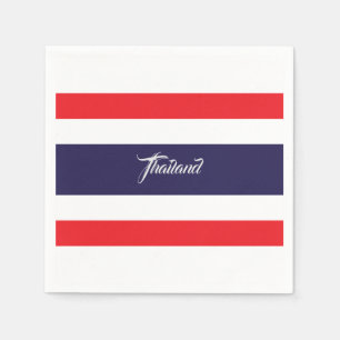 Thailand Flag Napkins