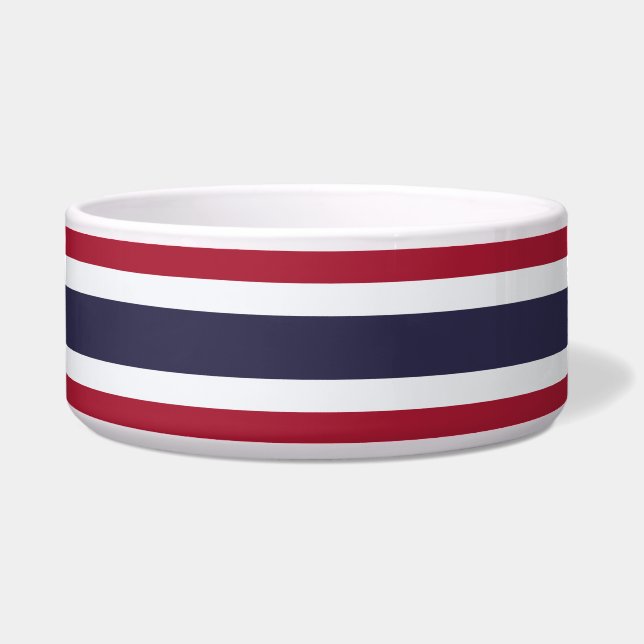 Thailand Flag Pet Bowl (Front)