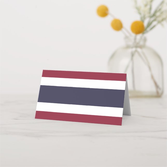 Thailand flag place card (Front)