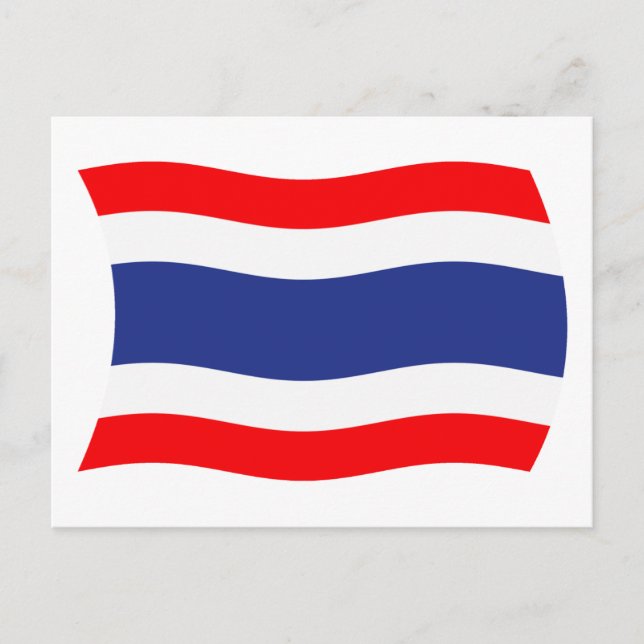 Thailand Flag Postcard (Front)