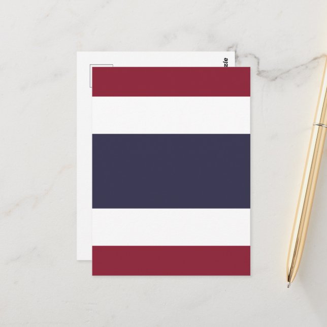 Thailand flag postcard (Front/Back In Situ)