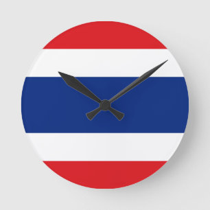 thailand flag round clock