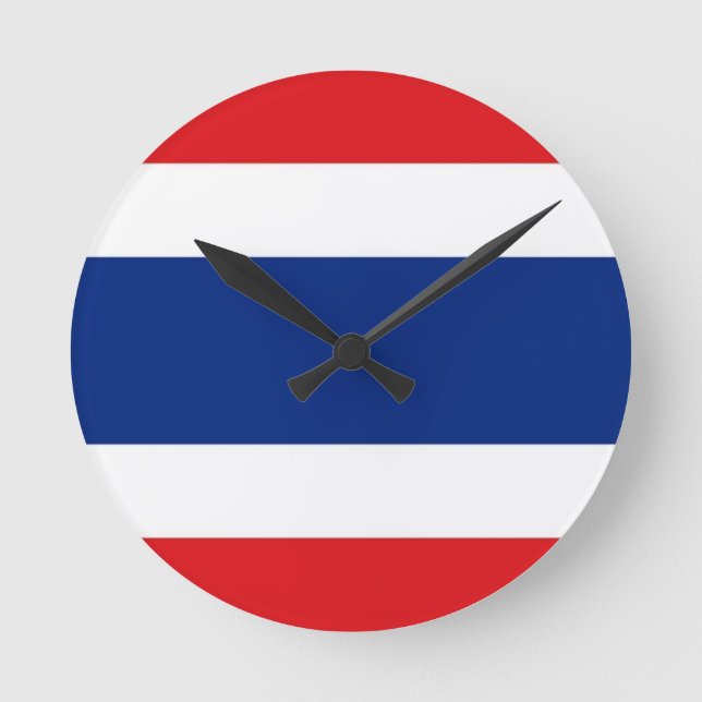 Thailand Flag Round Clock (Front)
