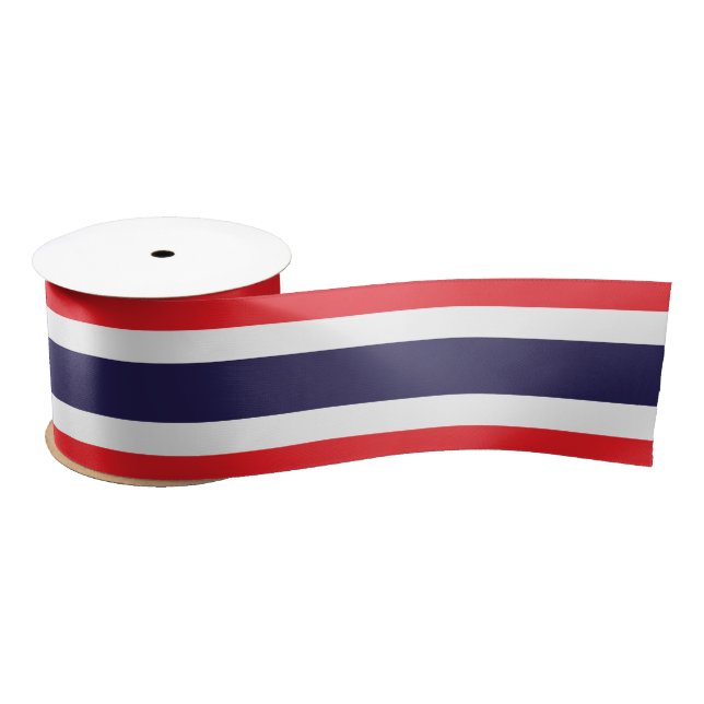 Thailand Flag Satin Ribbon (Spool)