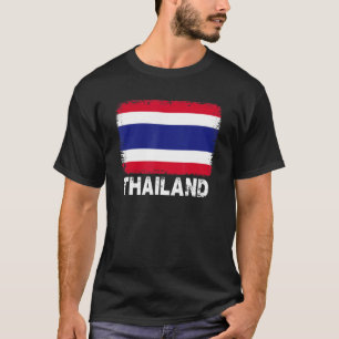 Thailand Flag Support Thai People Women Men T-Shirt