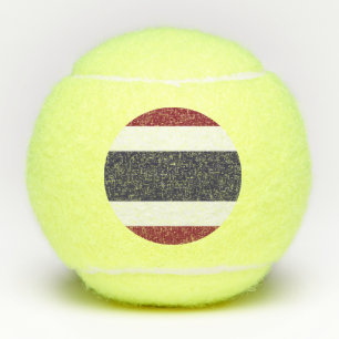 Thailand flag tennis balls
