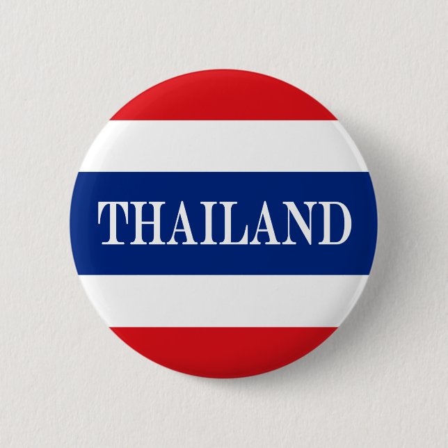  Thailand flag Thai 6 Cm Round Badge (Front)