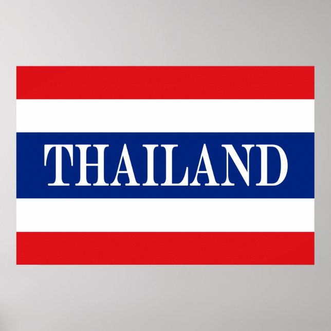  Thailand flag Thai Poster (Front)