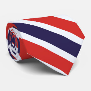 Thailand flag tie