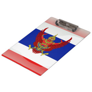 Thailand glossy flag clipboard