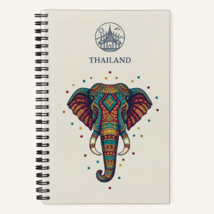 Thailand Heritage & Sacred Elephant Photo Archive  Notebook