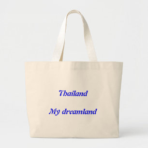 Thailand home large tote bag