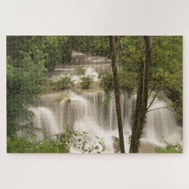 Thailand, Huai Mae Khamin Waterfall Jigsaw Puzzle (Horizontal)