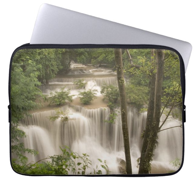 Thailand, Huai Mae Khamin Waterfall Laptop Sleeve (Front)