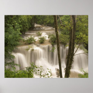 Thailand, Huai Mae Khamin Waterfall Poster