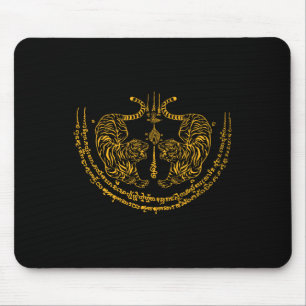 Thailand Kickboxer Muay Thai Thai Boxer Twin Tiger Mouse Pad