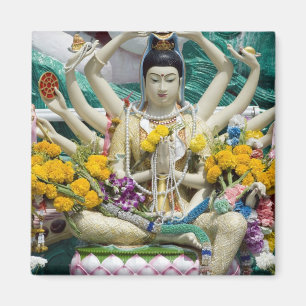Thailand, Ko Samui aka Koh Samui). Wat Plai 2 Magnet