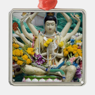 Thailand, Ko Samui aka Koh Samui). Wat Plai 2 Metal Ornament