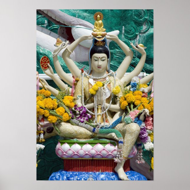 Thailand, Ko Samui aka Koh Samui). Wat Plai 2 Poster (Front)