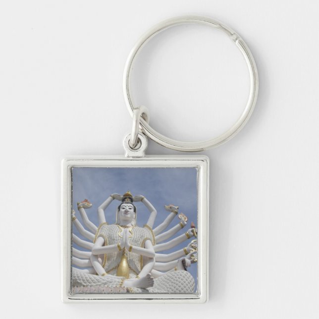 Thailand, Ko Samui aka Koh Samui). Wat Plai 3 Key Ring (Front)