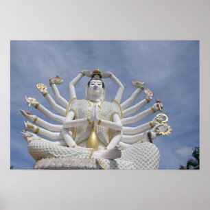 Thailand, Ko Samui aka Koh Samui). Wat Plai 3 Poster