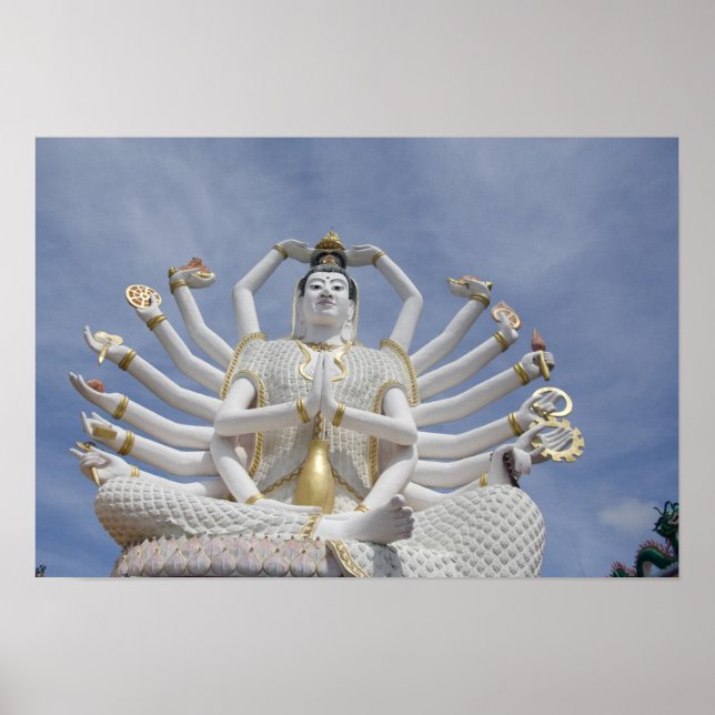 Thailand, Ko Samui aka Koh Samui). Wat Plai 3 Poster (Front)