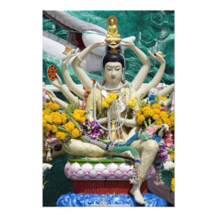 Thailand, Ko Samui aka Koh Samui). Wat Plai Photo Print