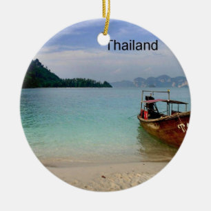 Thailand Krabi beach (new) (St.K) Ceramic Ornament