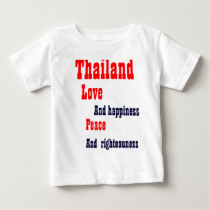Thailand love and happiness t-shirts