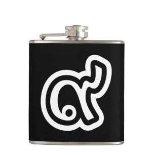 Thailand Lucky Number 9 / Nine / ๙ (Gao/Kao) Thai Hip Flask