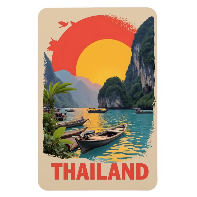 Thailand Magnet (Vertical)