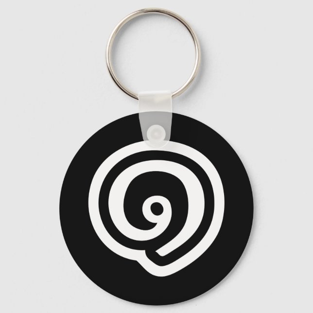 Thailand Number 1 / One / ๑ (Nueng) Thai Language Key Ring (Front)