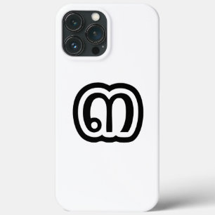 Thailand Number 3 / Three / ๓ (Sam) Thai Script iPhone 13 Pro Max Case