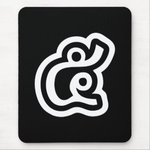 Thailand Number 5 / Five / ๕ (Haa/Ha) Thai Script Mouse Pad