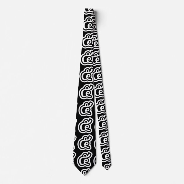Thailand Number 5 / Five / ๕ (Haa/Ha) Thai Script Tie (Front)