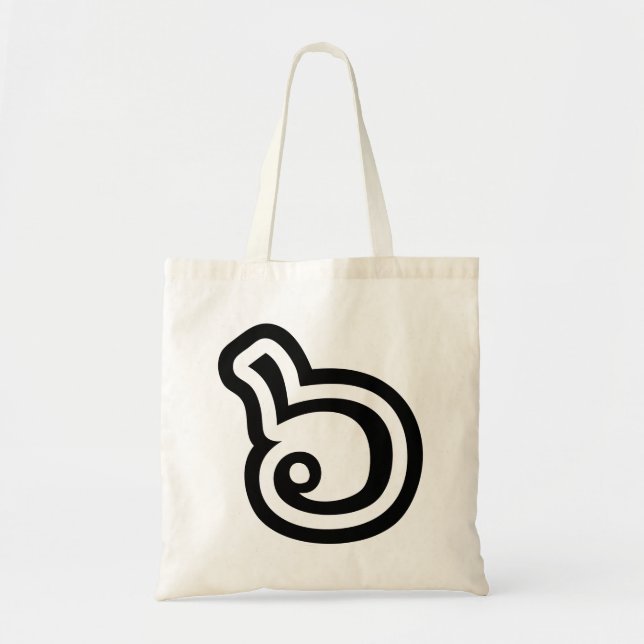 Thailand Number 6 / Six / ๖ (Ho/Hok) Thai Language Tote Bag (Front)