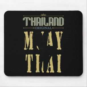 Thailand Original Muay Thai Kickboxing Gift For Me Mouse Pad