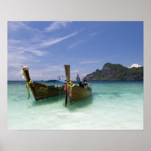 Thailand, Phi Phi Don Island, Yong Kasem beach, Poster