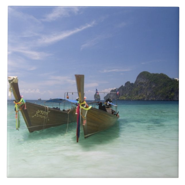Thailand, Phi Phi Don Island, Yong Kasem beach, Tile (Front)