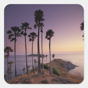 Thailand, Phuket Island. Square Sticker