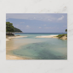 Thailand, Phuket, Nai Harn beach. Postcard