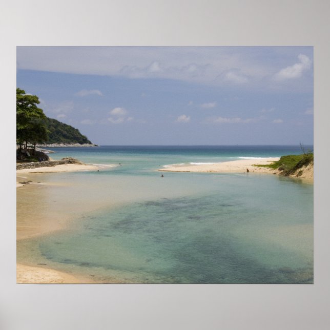 Thailand, Phuket, Nai Harn beach. Poster (Front)