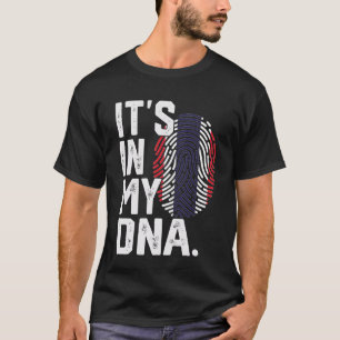 Thailand Roots Flag Fingerprint Graphic Patriotic T-Shirt
