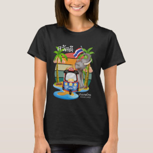 Thailand Sawasdee Thai Travel Thai Vacation Summer T-Shirt