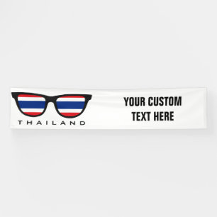Thailand Shades custom text & colour banner