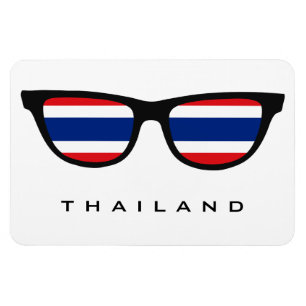 Thailand Shades custom text & colour magnet