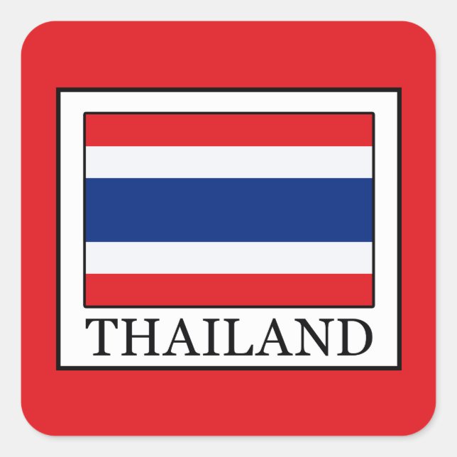 Thailand Square Sticker (Front)