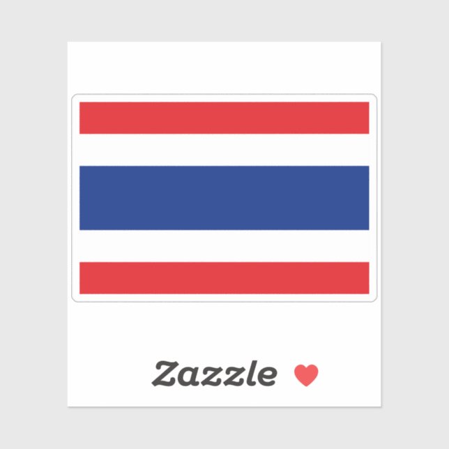 Thailand State Flag Sticker (Sheet)